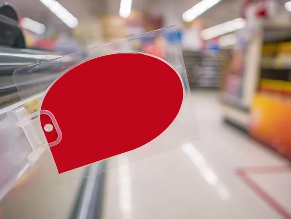 Produto: venda de adesivo para supermercados