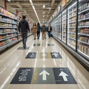 Categoria adesivo de chao supermercado de Super Mercado Bom
