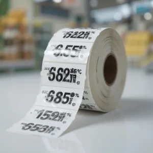 Categoria etiqueta para gondola de Super Mercado Bom